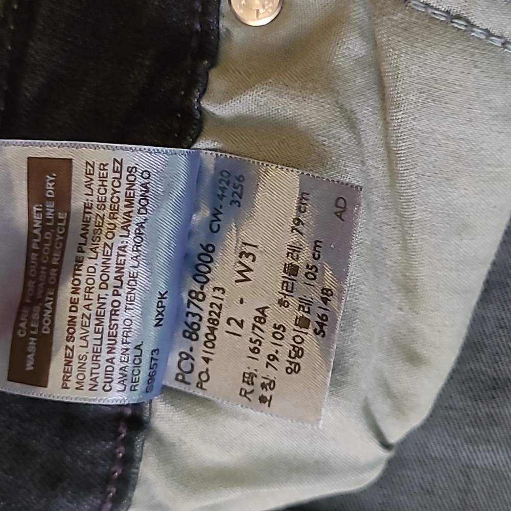 Levi Strauss denim Bermuda shorts